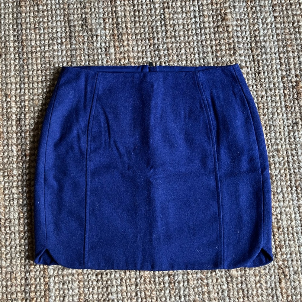 Banana Republic wool mini skirt
